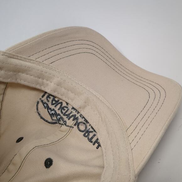 Leavenworth Washington Baseball Cap Beige One Size Adjustable Prairie Mountain - Picture 8 of 10